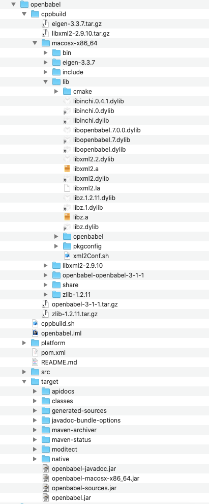 Figure x - OpenBabel Module