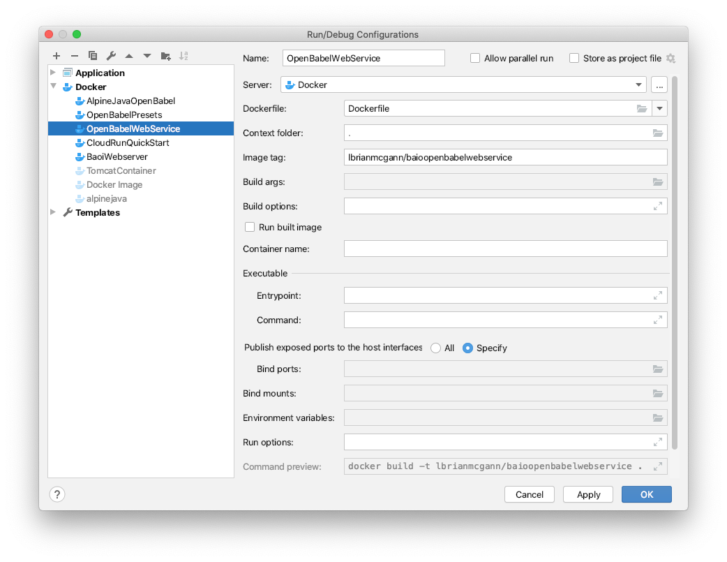 Figure XX - PyMeshWebServer' Run/Debug Configuration